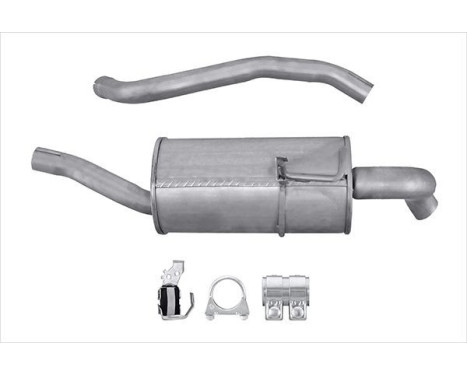 End silencer - Easy2Fit Kit - Set with mounting parts, Image 2