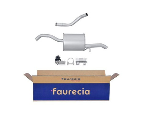 End silencer - Easy2Fit Kit - Set with mounting parts