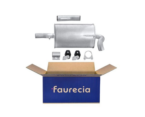 End silencer - Easy2Fit Kit - Set with mounting parts