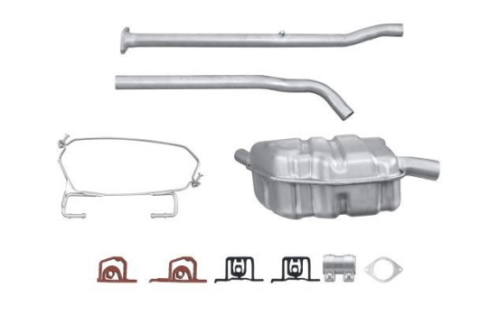 End silencer - Easy2Fit Kit - Set with mounting parts, Image 2