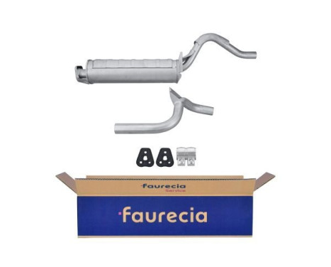 End silencer - Easy2Fit Kit - Set with mounting parts