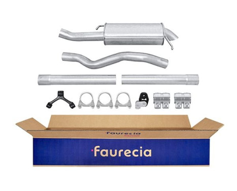 End silencer - Easy2Fit Kit - Set with mounting parts