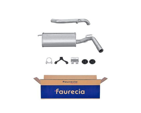 End silencer - Easy2Fit Kit - Set with mounting parts