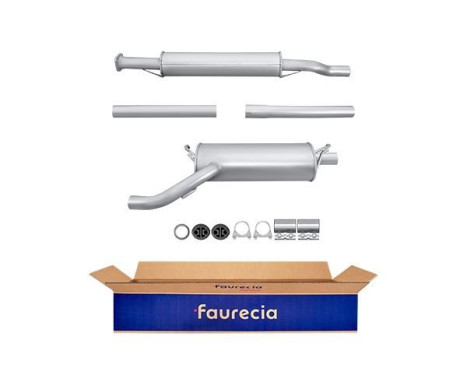 End silencer - Easy2Fit Kit - Set with mounting parts