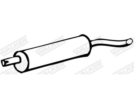 Exhaust backbox / end silencer 01366 Walker, Image 11