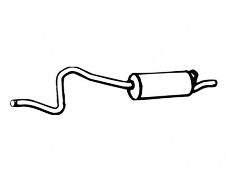 Exhaust backbox / end silencer 02322 Walker