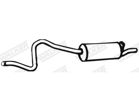 Exhaust backbox / end silencer 02322 Walker, Image 5