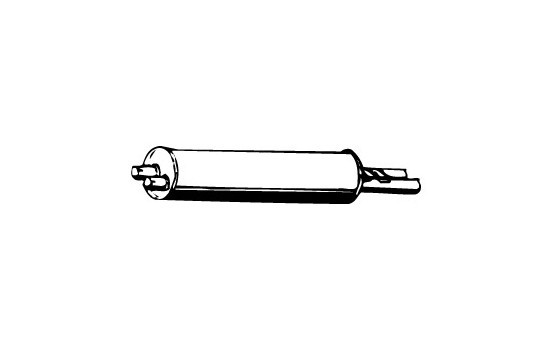 Exhaust backbox / end silencer 05096 Walker