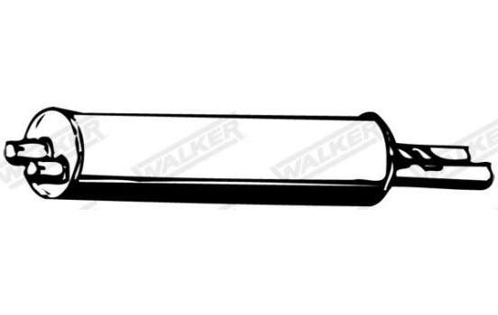 Exhaust backbox / end silencer 05096 Walker, Image 2