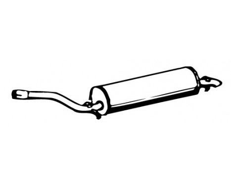 Exhaust backbox / end silencer 05388 Walker