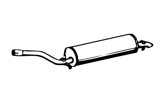 Exhaust backbox / end silencer 05388 Walker