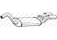 Exhaust backbox / end silencer 105-127 Bosal