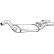 Exhaust backbox / end silencer 105-127 Bosal, Thumbnail 2