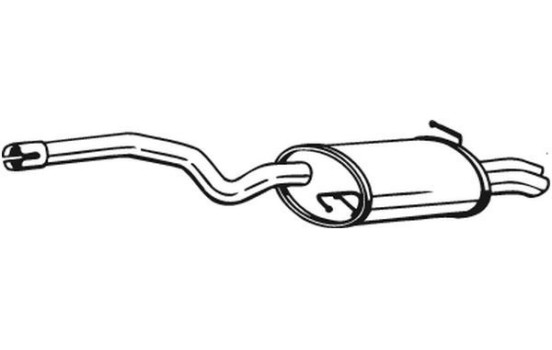 Exhaust backbox / end silencer 105-221 Bosal, Image 2