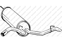 Exhaust backbox / end silencer 105-227 Bosal