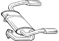 Exhaust backbox / end silencer 115-335 Bosal