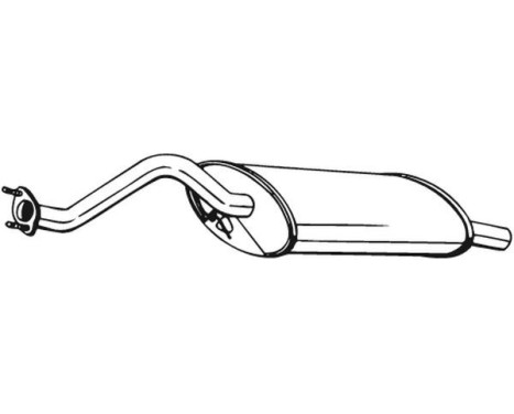 Exhaust backbox / end silencer 115-505 Bosal, Image 2