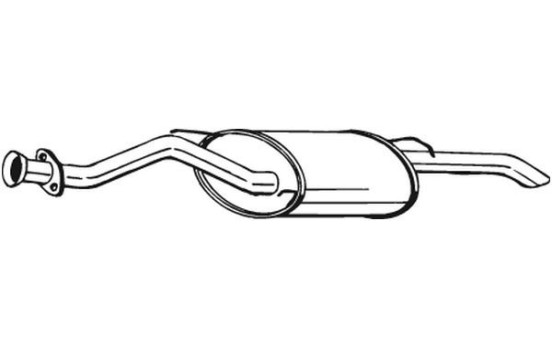 Exhaust backbox / end silencer 115-765 Bosal, Image 2