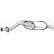 Exhaust backbox / end silencer 115-819 Bosal