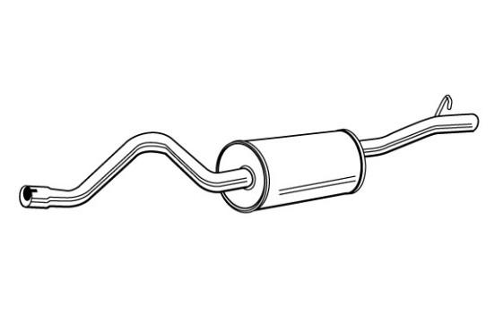 Exhaust backbox / end silencer 12406 Walker
