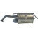 Exhaust backbox / end silencer 128-001 Bosal