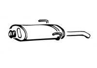 Exhaust backbox / end silencer 13224 Walker