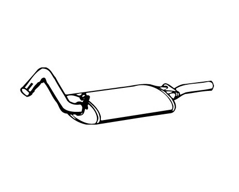 Exhaust backbox / end silencer 13379 Walker