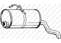 Exhaust backbox / end silencer 135-001 Bosal