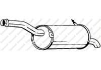 Exhaust backbox / end silencer 135-079 Bosal
