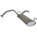 Exhaust backbox / end silencer 135-133 Bosal
