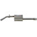 Exhaust backbox / end silencer 135-137 Bosal