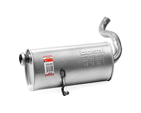 Exhaust backbox / end silencer 135-225 Bosal