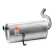 Exhaust backbox / end silencer 135-225 Bosal