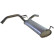 Exhaust backbox / end silencer 135-247 Bosal