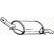Exhaust backbox / end silencer 135-403 Bosal