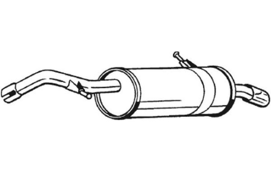 Exhaust backbox / end silencer 135-403 Bosal, Image 2