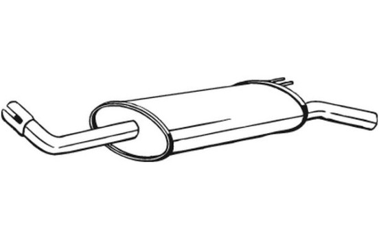 Exhaust backbox / end silencer 135-427 Bosal, Image 2