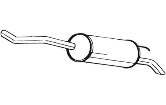Exhaust backbox / end silencer 135-495 Bosal, Image 2