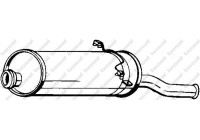 Exhaust backbox / end silencer 135-551 Bosal