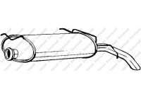 Exhaust backbox / end silencer 135-557 Bosal