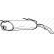 Exhaust backbox / end silencer 135-557 Bosal
