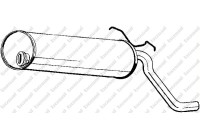 Exhaust backbox / end silencer 135-569 Bosal