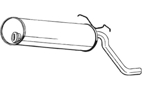Exhaust backbox / end silencer 135-569 Bosal, Image 2