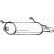 Exhaust backbox / end silencer 135-661 Bosal