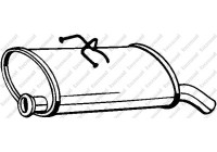 Exhaust backbox / end silencer 135-707 Bosal