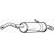 Exhaust backbox / end silencer 135-713 Bosal