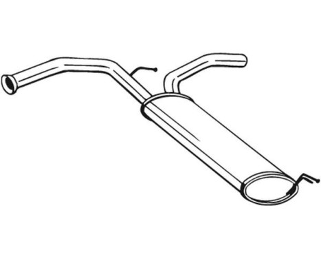 Exhaust backbox / end silencer 135-723 Bosal, Image 2