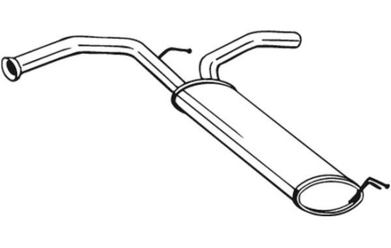 Exhaust backbox / end silencer 135-723 Bosal, Image 2