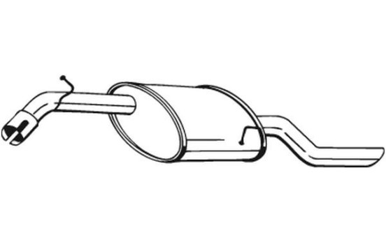 Exhaust backbox / end silencer 141-199 Bosal, Image 2