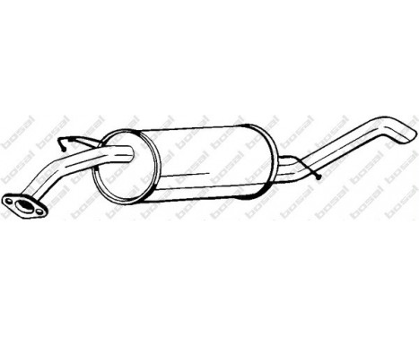 Exhaust backbox / end silencer 141217 Bosal